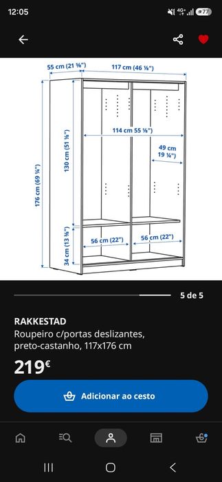 Armário / Roupeiro Ikea