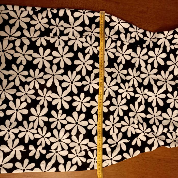 Sukienka black and white Monnari