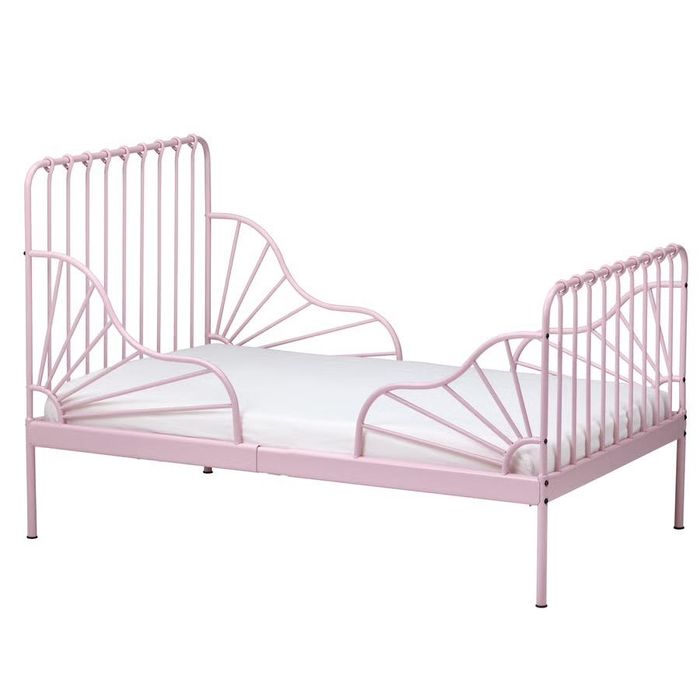 Cama MINNEN Ikea Rosa
