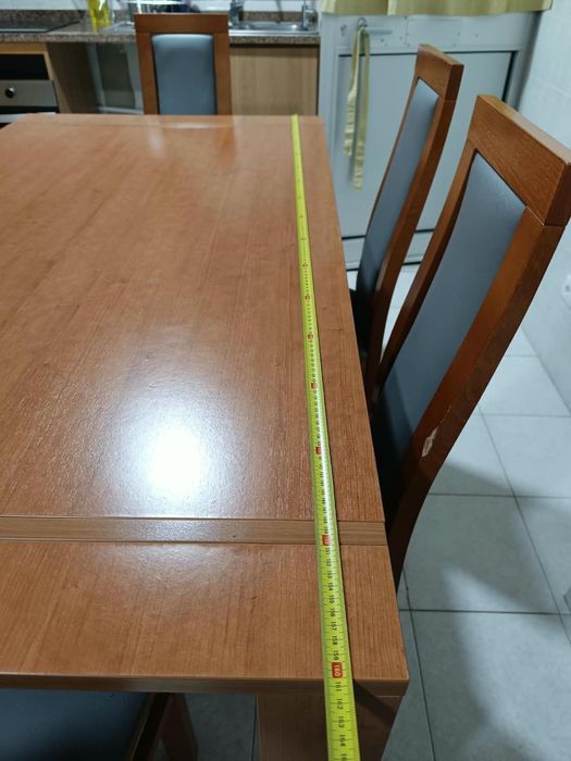 Mesa sala jantar com 6 cadeiras
