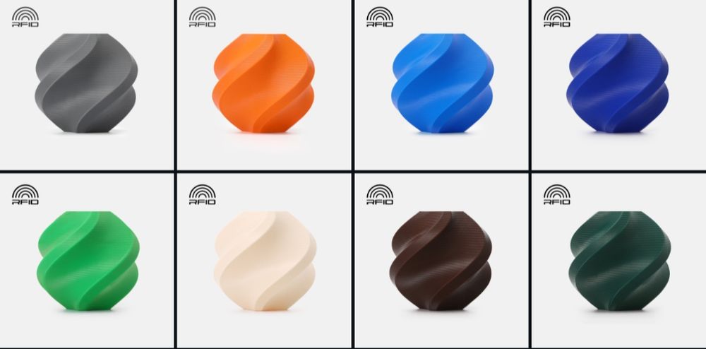 Filamento Bambulab PETG de 1,75mm c/ 1kg refill