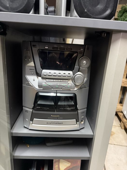 Aparelhagem  de musica com movel Panasonic