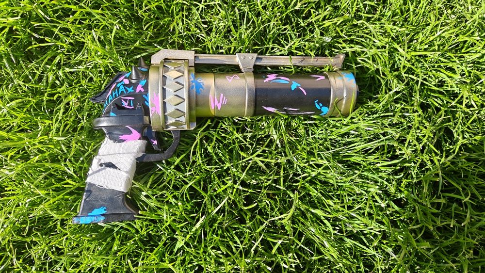 Jinx pistolet | cosplay | 3D | ręcznie malowany