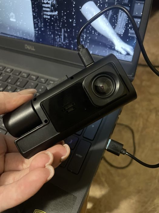 Відеореєстратор новий на дві камери з екраном