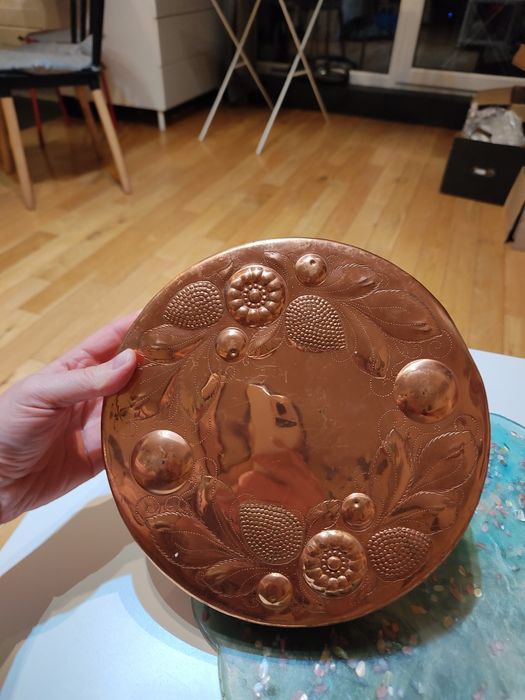 Stare kuchenne naczynie z miedzi