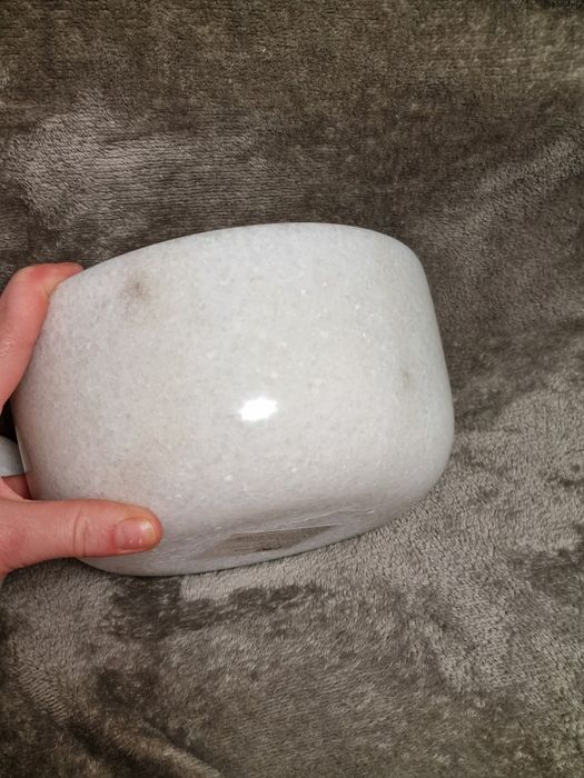 Moździerz 18cm naturalny kamień marmur