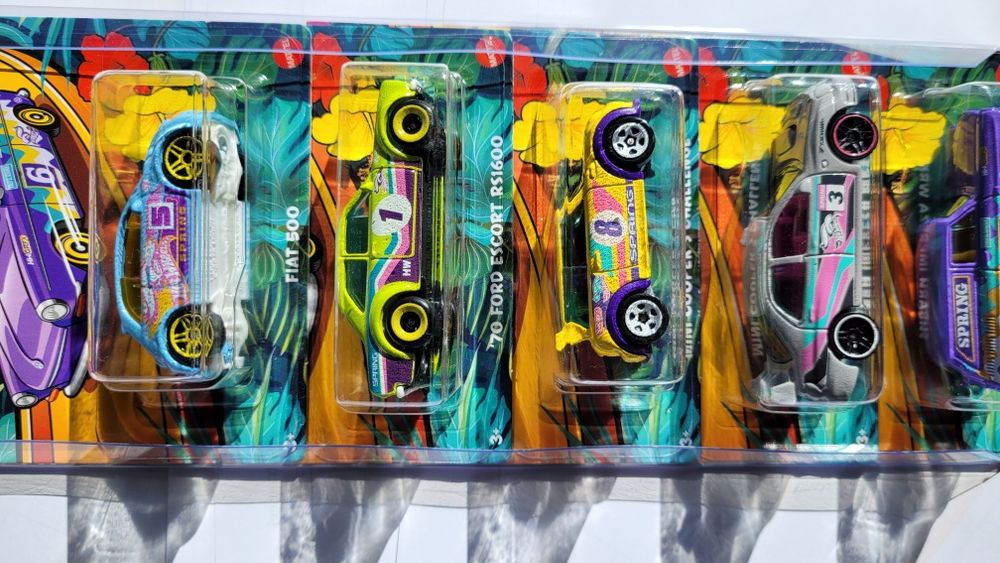 HW Hot Wheels Spring set zestaw 5 samochodzików Subaru Impreza WRX