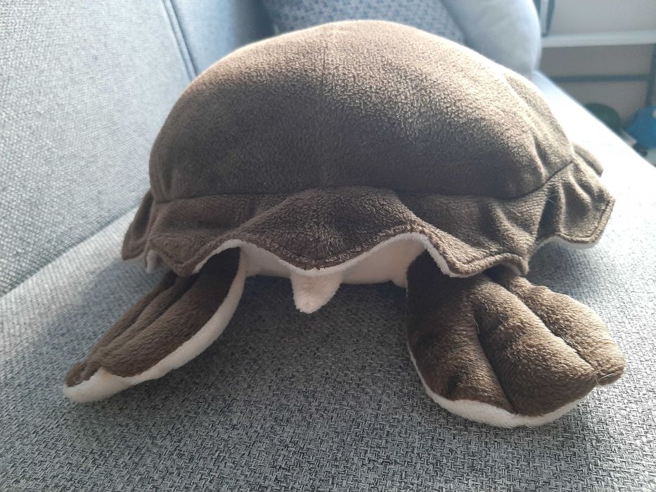 Poduszka ozdobna lub pluszak żółw