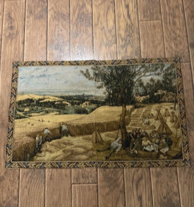 Sielski gobelin dekoracyjny inspirowany twórczością Brueghela l’Ancien