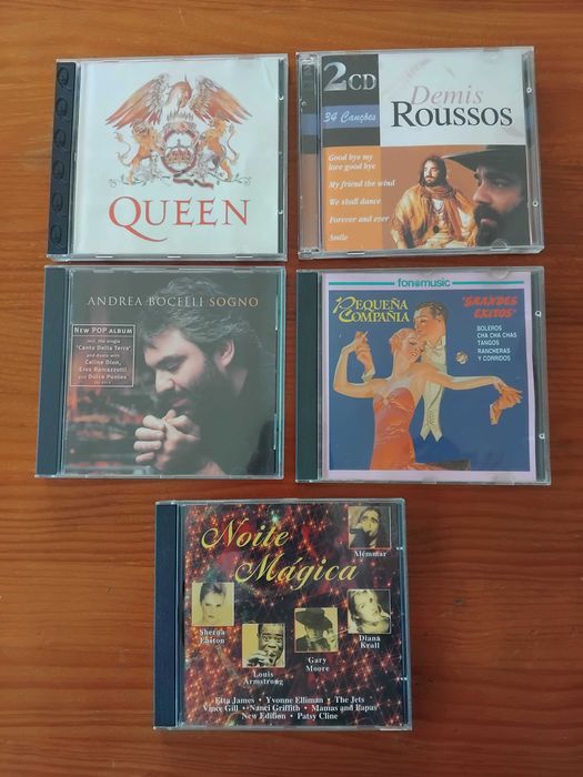 Conjunto 6 CDs música diversa