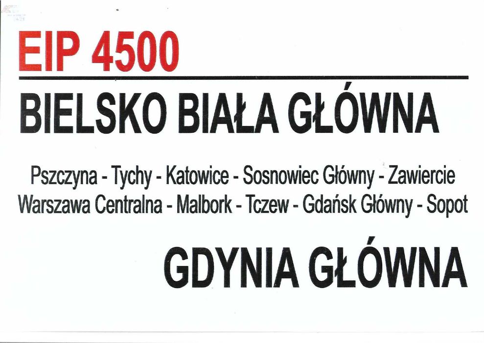 Tablica relacyjna - EIP 4500