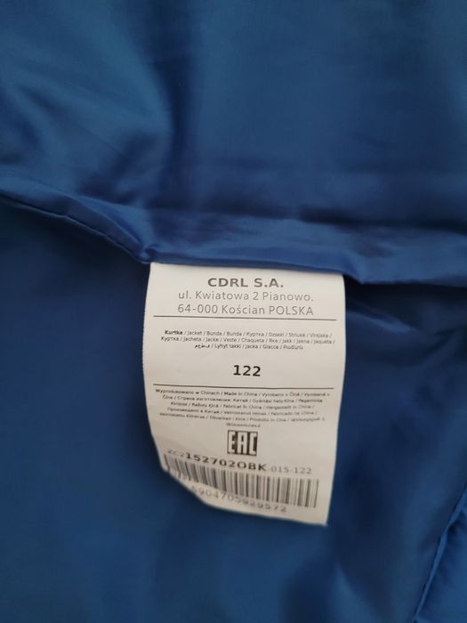 Kurtka przejsciowa Cocodrillo chlopiec rozm. 122