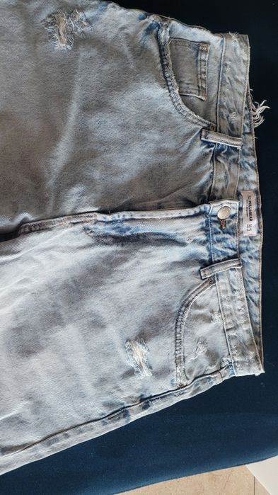 Pull&bear rybaczki jeansowe 40