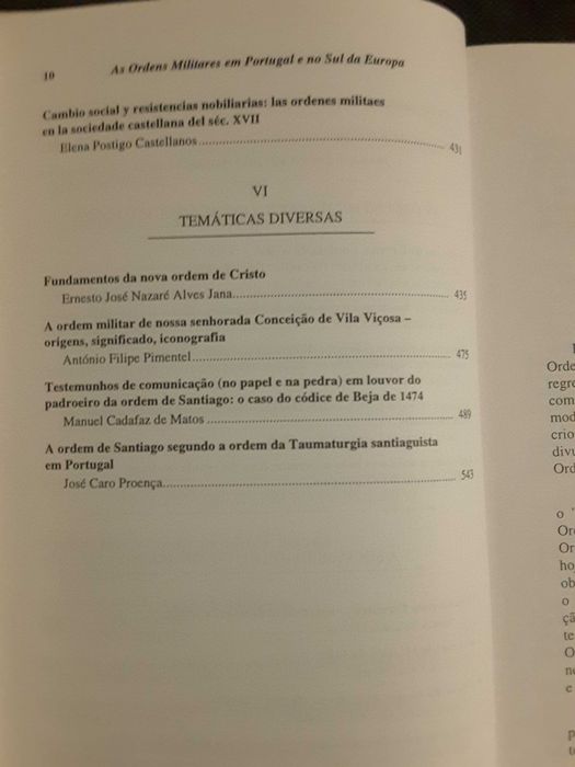 Ordens Militares Guerra, Religião, Poder e Cultura
