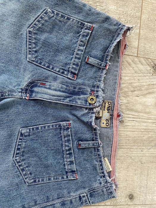 Jeansy r. 140 7/8 spodnie proste nogawki
