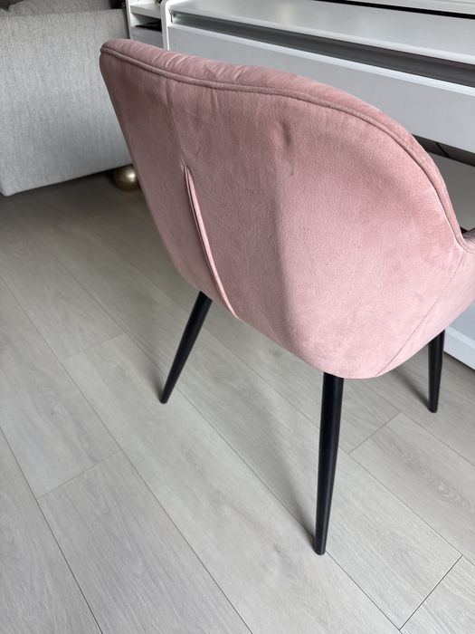 Krzesło / Fotel tapicerowany, aksamit