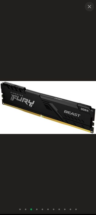 Оперативна памʼять Kingston Fury DDR4-3200 8192 MB PC4-25600 Beast Bla