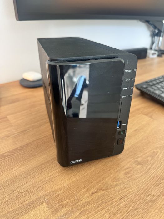Synology DS216 + II com 8gb ram e 1Tb SSD