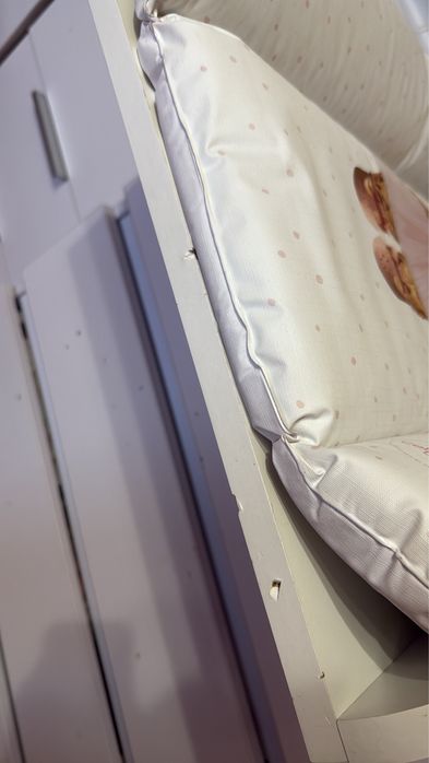 Пеленальна накладка на комод разом з матрасиком