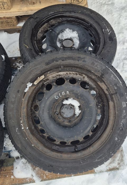 Koła felgi stalowe komplet 4x108 opony zimowe Rotalla 195/55/16