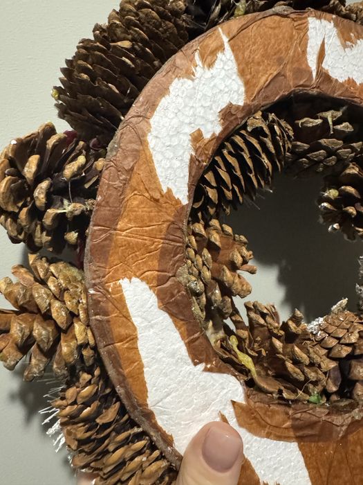 Stroik świąteczny na drzwi