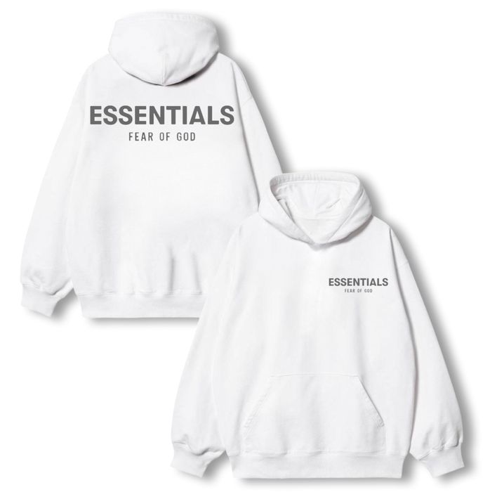 Худи Essentials fear of god Logo унисекс кофта толстовка лонгслив