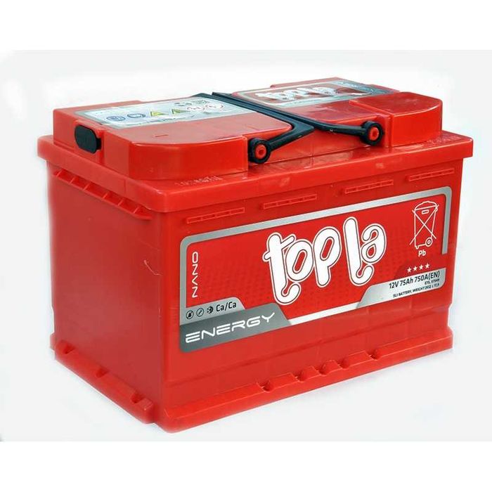 Akumulator Topla Energy 75 Ah 750 A