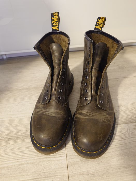 Buty Dr. Martens oliwkowe/ciemno zielone