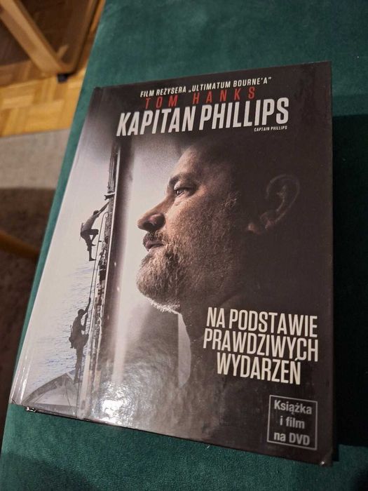 Kapitan Phillips DVD+książka Stan 6/6 lektor PL napisy Tom Hanks