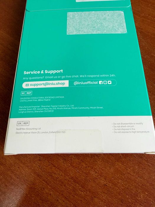 INIU P41-E1 Power Bank 10,000mAh 22.5W