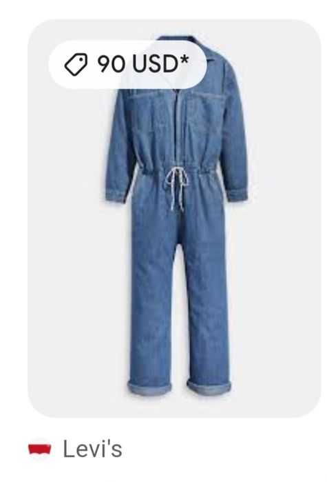 Джинсовий комбінезон Levis