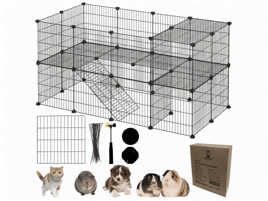 Kojec klatka wybieg zagroda dla zwierząt królika chomika psa kota