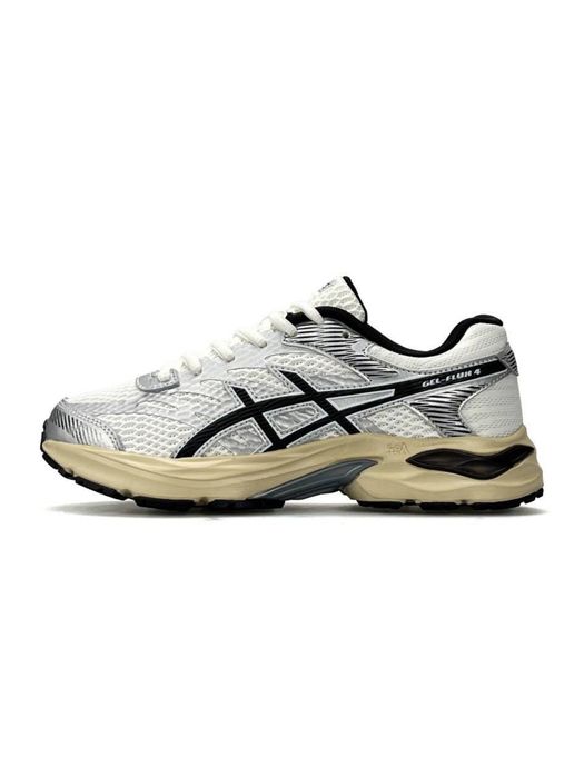 Крутезні жіночі кросівки Asics Gel-Flux4 White Silver Beige! Розміри: 36,37,38,39,40,41! Нові! Є накладений платіж!