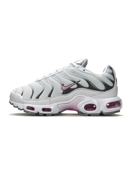 Жіночі кросівки Nike Air Max Plus TN White Pink | Найк ТН білі рожеві