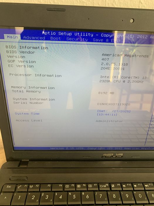 ноутбук Asus из германии