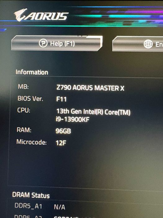 Zestaw Gigabyte Z790 Aorus Master X + Intel Core i9-13900KF