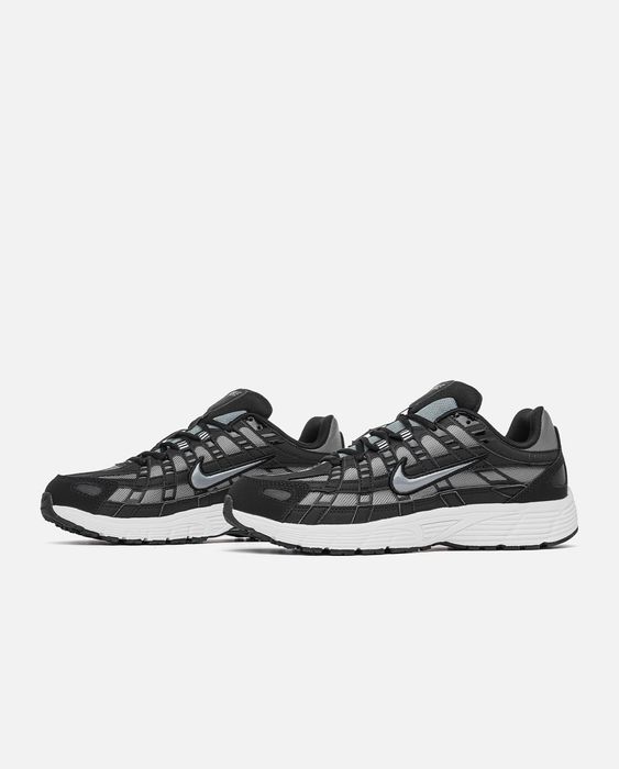 Чоловічі Nike P-6000 Black White / 43 та 44 розмір / Чоловічі кросівки / Шкіра + Текстиль