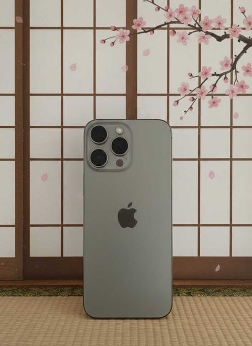iPhone 16 Pro Max 256 ГБ, сірий титан (Natural Titanium).