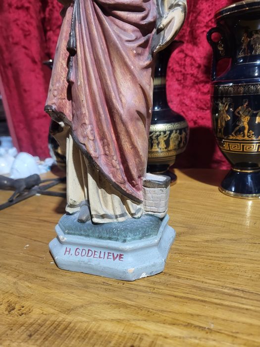 Stara figurka Święta Godolewa patronka małżeństw