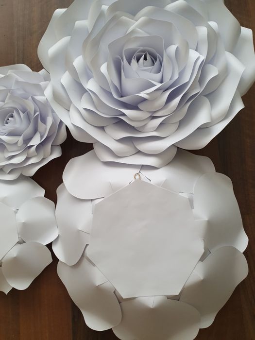 Róża z papieru 3D 45-48 cm