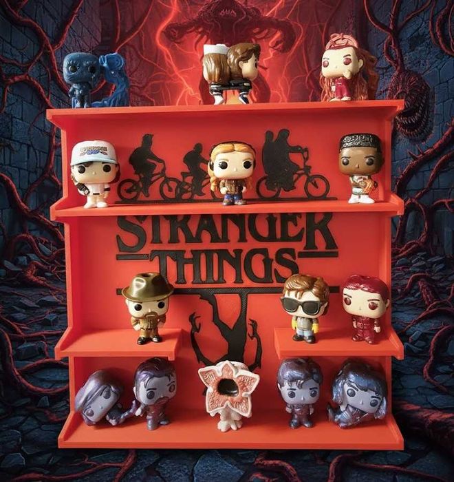 Стенд для фигурок Stranger Things (Очень странные дела)