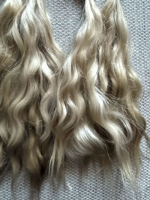 Волосы для куклы натуральные, козий мохер.