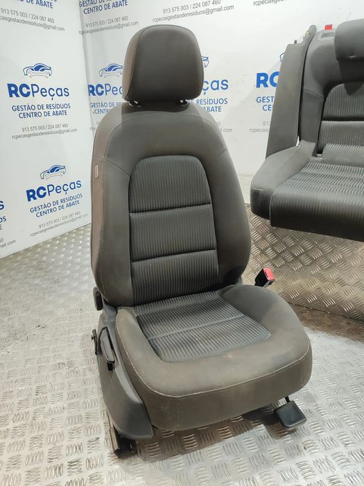 Conjunto Bancos Originais Tecido Audi A4 B8 Carro 5 Portas