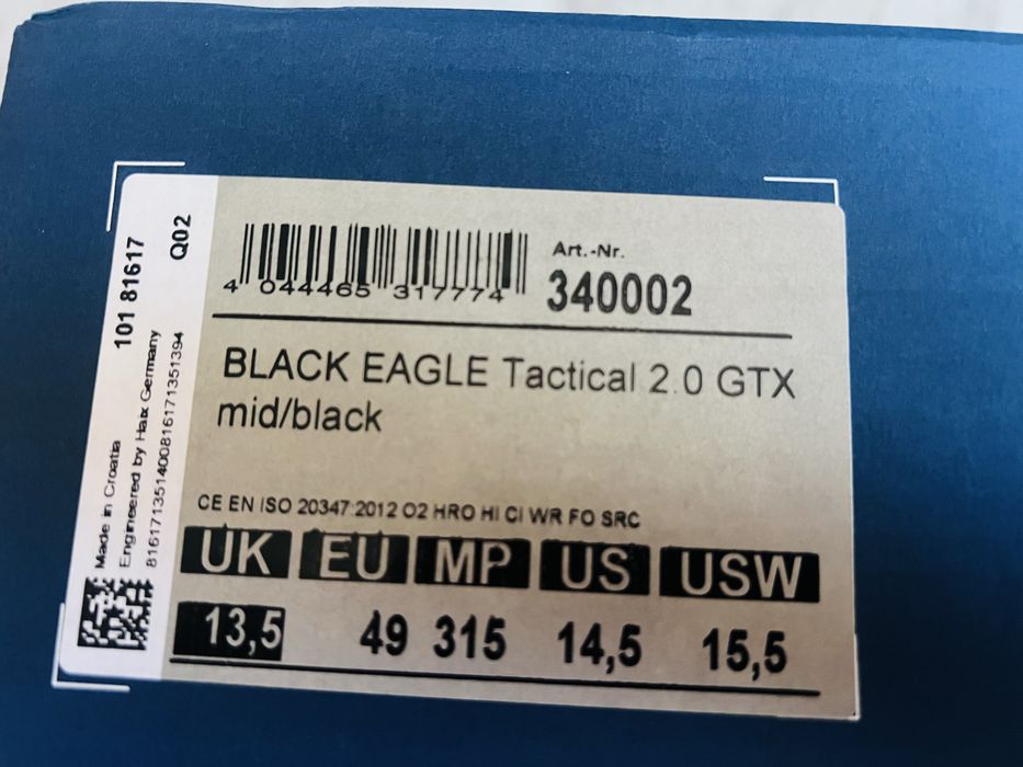 Buty haix black eagle tactical 2.0 gtx