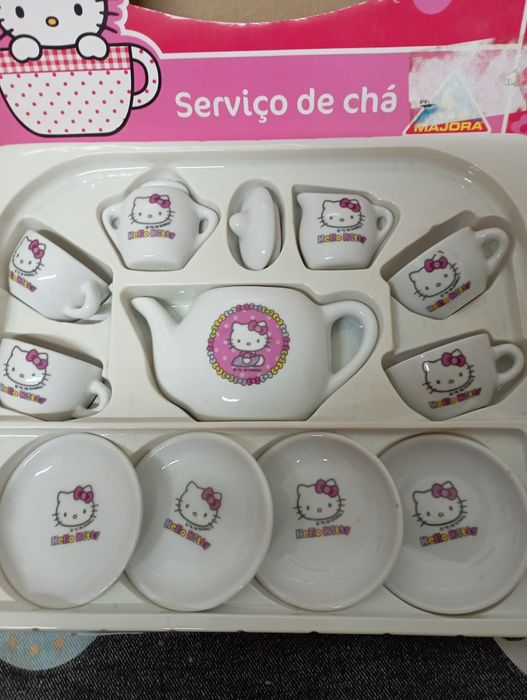 Conjunto de chá Hello Kitty criança