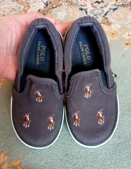 Слипоны(мокасины) Polo Ralph Louren р.24,5,стелька 16 см.