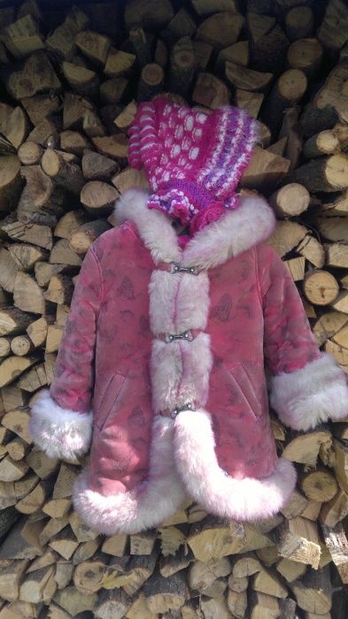 Яскрава тепла овеча дублянки на 3-5 років /98-104-110 ріст