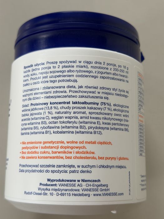 Aminokwasy białko Vianesse