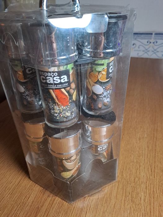 Porta especiarias rotativo