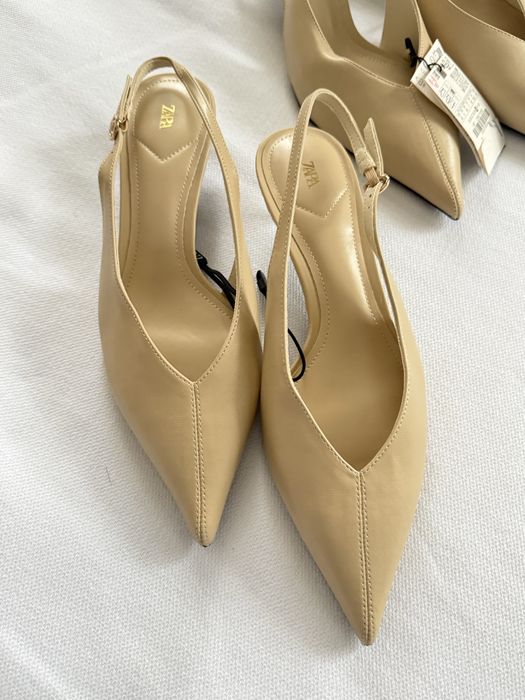 Туфлі на малих підборах ZARA 38 ,40розмір